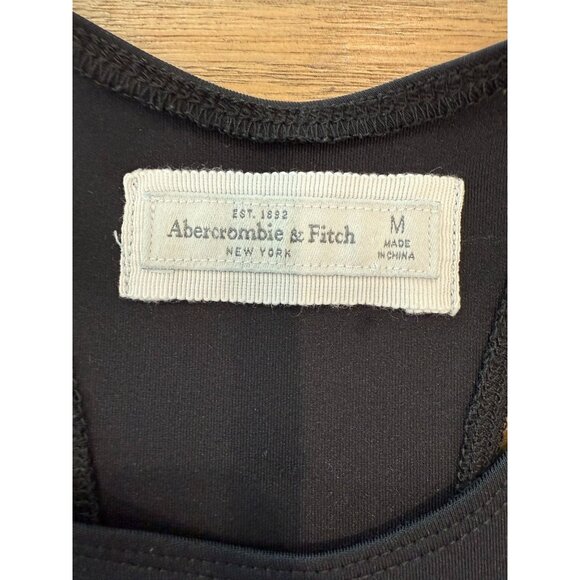 Women's Abercrombie & Fitch Racerback Faux Wrap Mini Dress, size medium - Picture 3 of 12